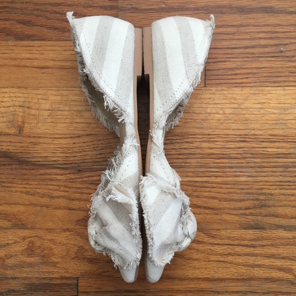 Seychelles LA Flats Striped with Bows Like New 6 - Picture 7 of 8